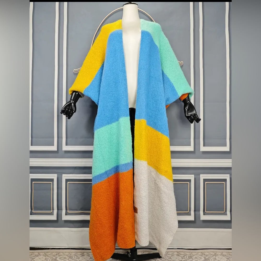 Sweater Kimonos  Warm Open Front Long Cardigans